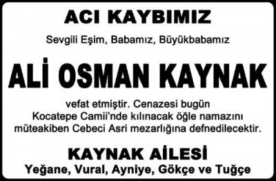 Ali Osman Kaynak