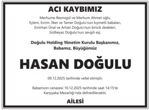 Ulusal gazetelerde vefat ilanı yayını